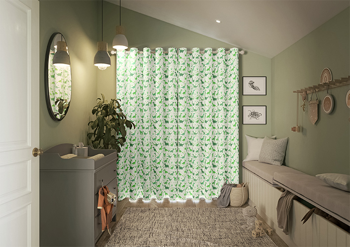 Dino Land, Lush Green - Made to Measure Curtains - Image 15